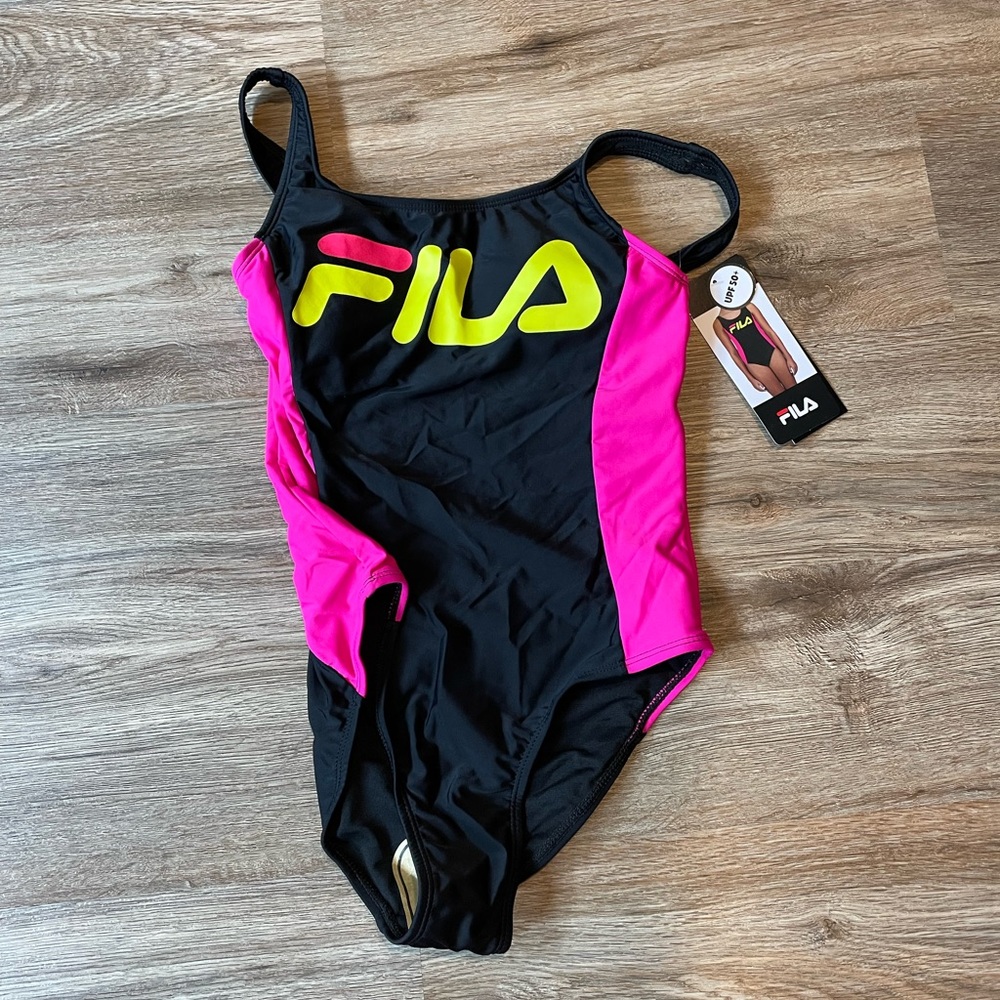 Girls Fila one piece swim suit size 14